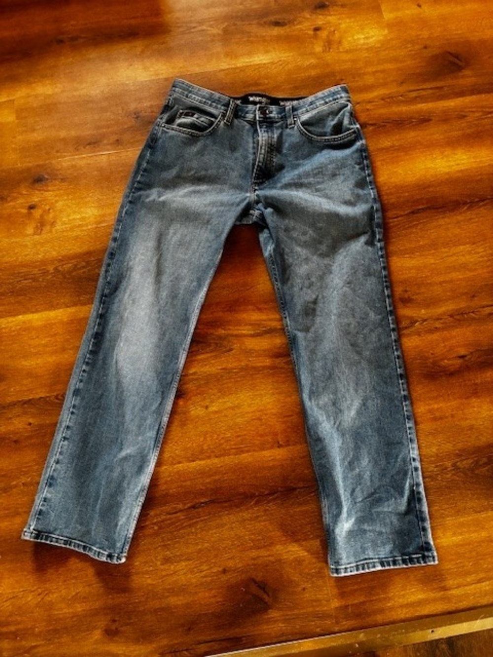 2 Pairs Wrangler 20x 01 Men's Relaxed Fit Jeans - Blue - Picture 6 of 11
